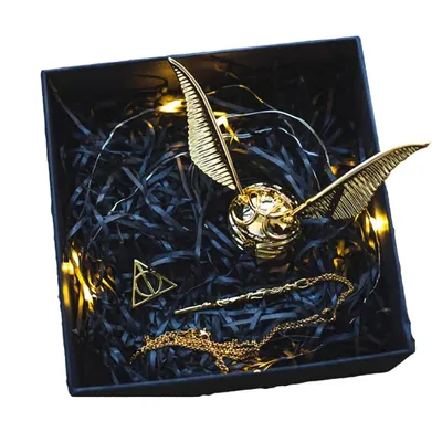 Creative Gold Snitch Series Ring Box Proposal Mystery Luxury Metal Jewelry Storage Box Case Wedding