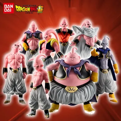 Hot 8pcs/Set Dragon Ball Z Anime Figure Majin Buu Fat Buu PVC Action Figures Collection Model Toys