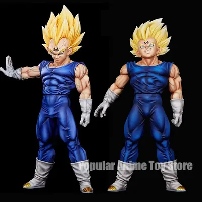 10.23in/26cm Anime Dragon Ball Z Figure Majin Vegeta Figurine PVC Action Figures Collection Model