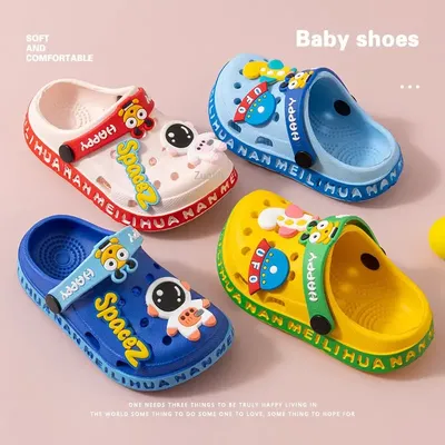 Children Garden Shoes Cute EVA Cartoon Beach Sandals Babies Summer Slippers High Quality Soft Kids