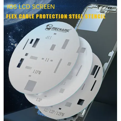 Mechanic 3pcs UFO Steel Stencil LCD Screen Protection for iPhone 11 12 12mini 12pro max 13 mini 13