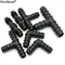 2~50pcs Greenhouse PE Pipe 16 20 25 mm Tee Straight Elbow Plug Irrigation Pipe Fitting Micro Spray Irrigation Accessories
