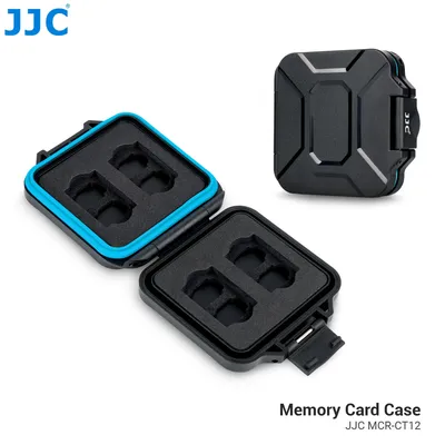 JJC Portable CFexpress Type A Card Case Holder Water-Resistant Micro SD Storage Organizer for 4