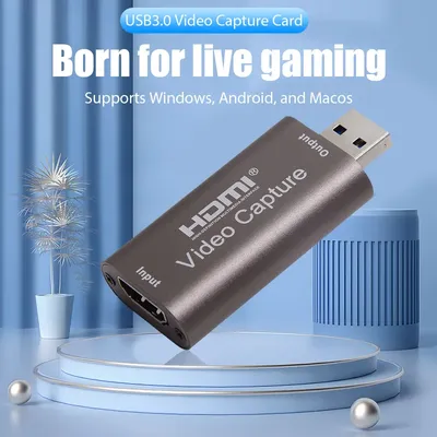 HDMI-compatible USB 3.0 Game Video and Audio Grabber Card Full HD 1080P 30FPS Mini Video Capture