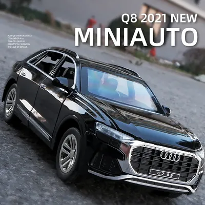 1:32 AUDI Q8 SUV Alloy Car Model Simulation Diecasts Metal Toy Vehicles Car Model Sound and Light