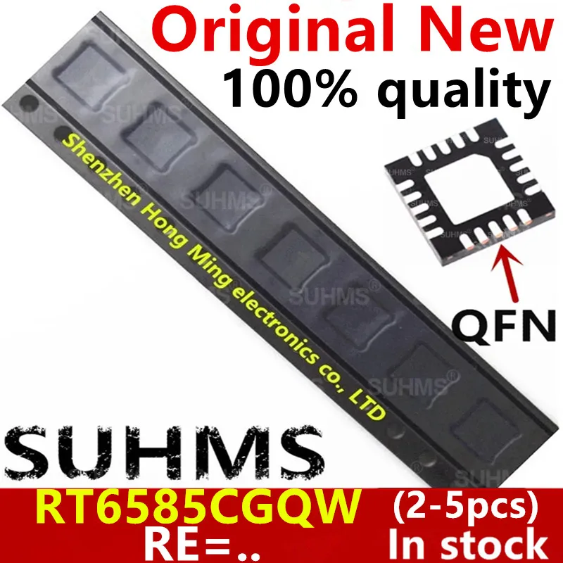 (2-5piece)100% New RT6585CGQW RT6585C For Code : ( RE=6H RE=.. ) QFN-20 Chipset