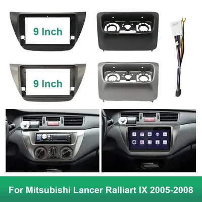 9" For MITSUBISHI Lancer IX 2005-2008 Car Radio Fascias Android MP5 Stereo Player 2 Din Head Unit