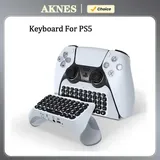 Wireless Keyboard for PS5 Controller Handle Bluetooth External Keyboard for Playstation5 ChatPad