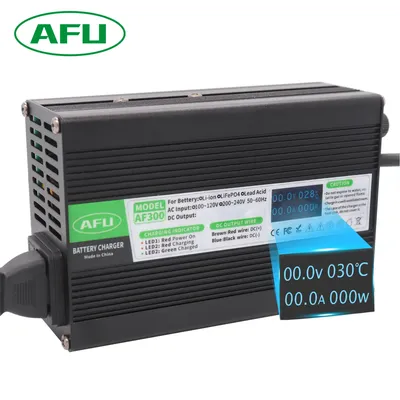 75.6V 3.5A Li-ion Battery Charger For 18S 66.6V Battery Pack Quick Charge Fully Automatic With OLED