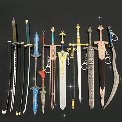 Game Peripheral Toys, Dark Moon Greatsword, Banished Knight's Greatsword, Longfang Katana Metal