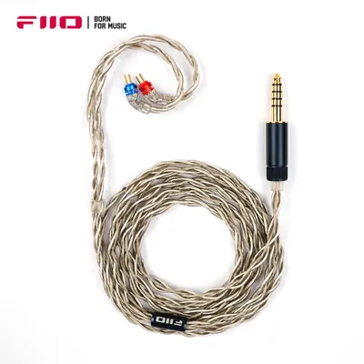 FiiO LS-4.4A 0.78mm 2 Pin 4.4mm Plug High-quality Silver-plated Copper Balanced Wire Earphone Cable