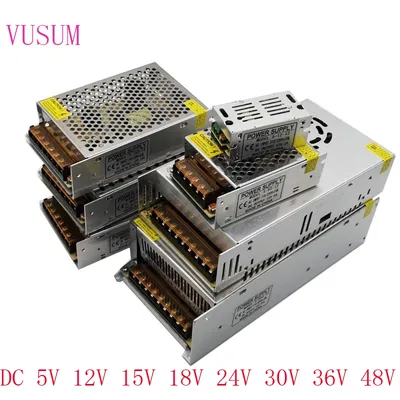 Switching Power Supply Light Transformer AC110V 220V To DC 5V 12V 15V 24V 36V 48V Power Supply