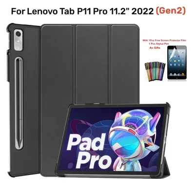 For Lenovo Xiaoxin Pad Pro 2022 Case 11.2 inch Tab P11 Pro Gen2 TB132FU TB138FC Magnetic PU Leather