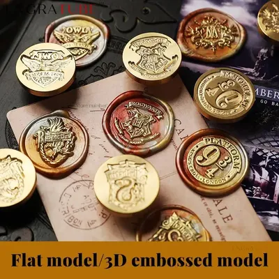 3D Embossed Sealing Wax Stamp Vintage 943 Magic Owl Post Magic School Seal Stamp For Cards Envelopes Scrapbooking With Handle