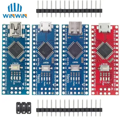 AITEWIN Promotion For arduino Nano 3.0 Atmega328 Controller Compatible Board Module PCB Development