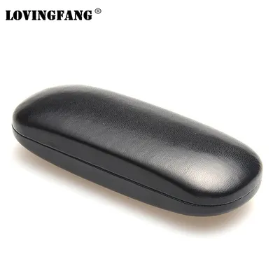 Hot Leather Glasses Case Hard Frame Waterproof Eyeglass Case Cover Portable Reading Glasses Box For
