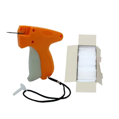 Clothing Price Tags Gun Machine With 5000 Price Tagging Barbs Orange Towel Tag Marking Machine