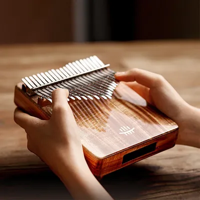 Hluru 17 21 Key Kalimba Thumb Piano Music Instrument High Quality Wood Kalimba 21 Key Finger Piano