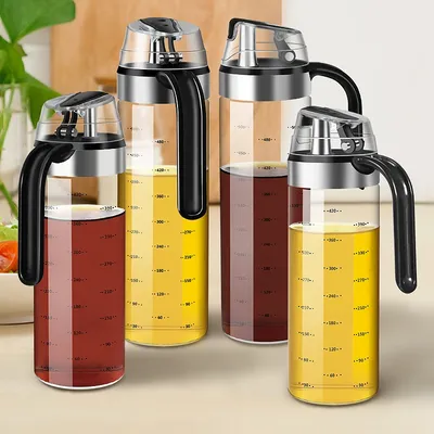 Cooking Seasoning Bottle Dispenser Sauce Bottle Glass Storage Bottles For Spice Glass Oil Spray