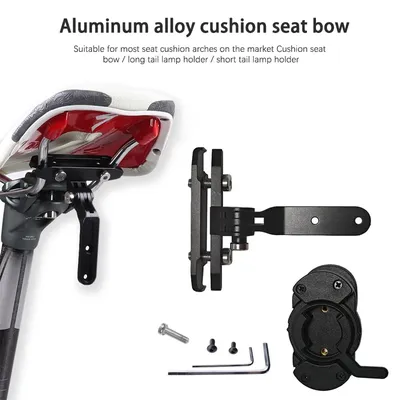 For Garmin Varia RCT715 Radar Tail Light Cushion Gopro Adapter Seat Cushion Bicycle taillight