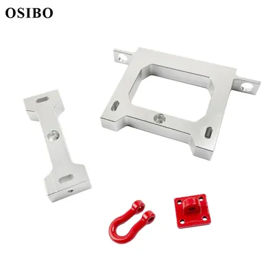 Metal Beam with Rear Bumper with Tow Hook Upgrade Parts for WPL B14 B24 B16 B36 C14 C24 1/16 RC Car