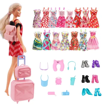 Various Set Doll Clothes Swimsuits Bikini Accessories for 30cm 11.8inch Doll Shoes Boots Skateboard For 1/6BJD Doll Accessories