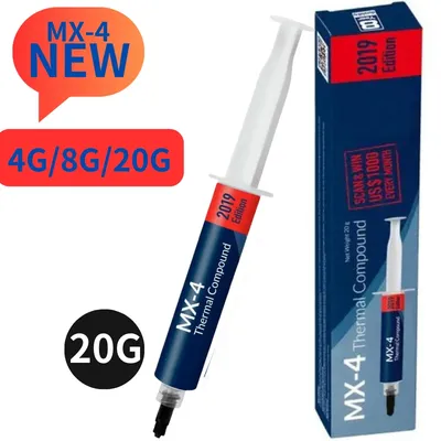 MX-4 8g/20gThermal grease processor Thermal Compound Thermal paste CPU GPU Cooler Cooling Fan fluid