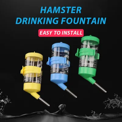1PC Random Color 80ml/125ml/250ml Small Pets Watering Supplies Hamster Drinker Bottle Water