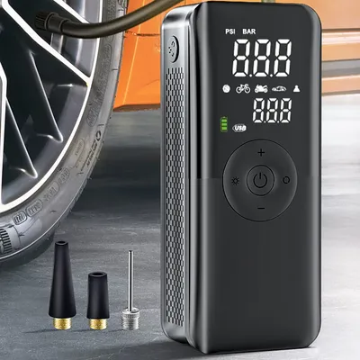 CARSUN Rechargeable Air Pump Tire Inflator Portable Compressor Digital Cordless Car Tyre Inflator