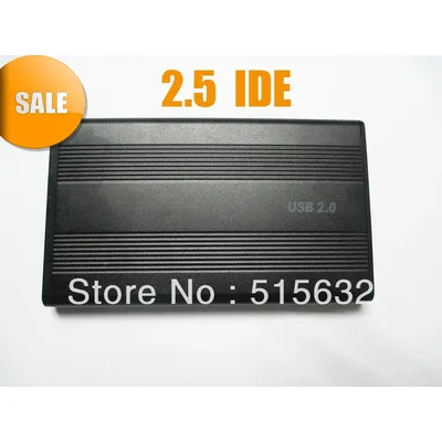 USB 2.0 2.5" Hard Drive IDE HDD Ext Enclosure Case USB Cable & screws kit