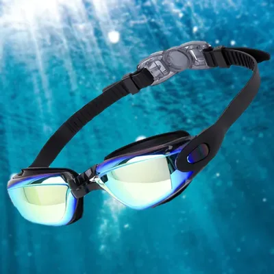 High Definition Swimming Goggles Adult Fashion Universal Silicone Waterproof Anti-fog Electroplating