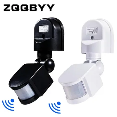 LED Motion Sensor 220V 12V 24V Automatic Infrared PIR Infrared Detector 180 Degree Rotating Outdoor