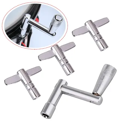 4 Pcs Drum Keys Set T Style Z Style Universal Drum Tuning Parts Standard Square Wrench 5.5mm