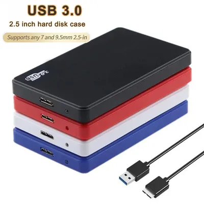 USB 3.0 To 2.5 Inch Hard Drive Case SATA HDD SSD Enclosure 5Gbps External Hard Drive Disk Box for PC