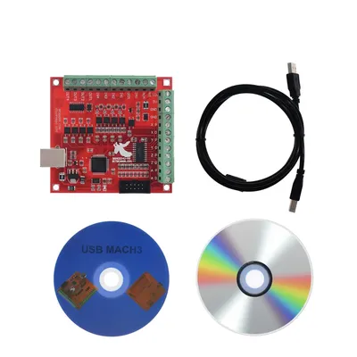 Breakout board CNC USB MACH3 4AXIS Controller Card Support Stepper and Servo Motor 100Khz With USB