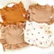 Newborn Bibs Infant Burp Cloths Baby Stuff Feeding Drool Bandana Saliva Towel Toddler Ruffle Floral
