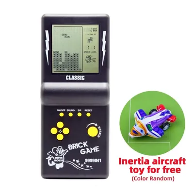 New Brick Game Console big Screen Nostalgic Puzzle Built-in 23 Block Games Adjustable
