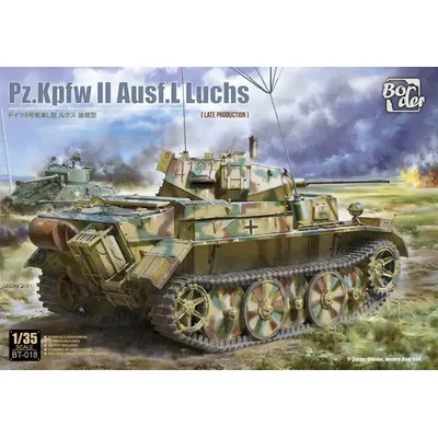 Border BT-018 1/35 Scale Pz.Kpfw II Ausf.L luchs LATE PRODUCTION MODEL KIT