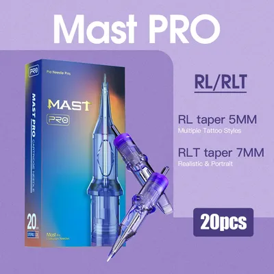 Mast Tattoo PRO Tattoo Cartridges RL/RLT Round Liner Disposable Sterilized Safety Needles for Tattoo