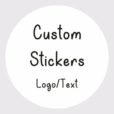 custom logo sticker wedding sticker/ White label/ design Kraft baking gift sticker of your own