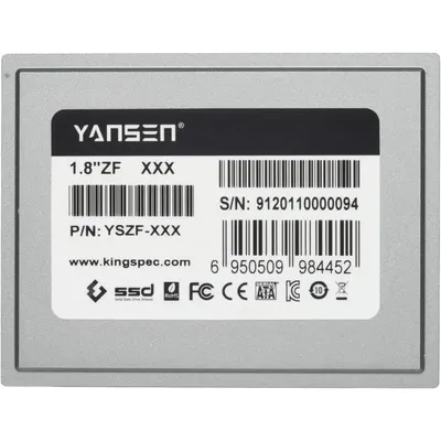 KingSpec YANSEN 64gb 128GB 256g 1.8" ZIF 40pin SSD Solid State Disk Fit for Compact PC, Old Laptop