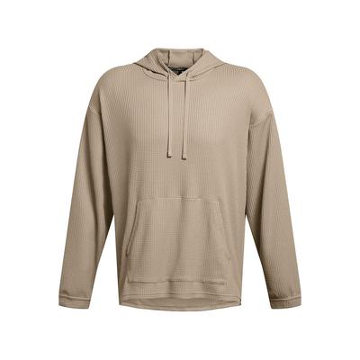 Under Armour Men's Rival Waffle Hoodie (Size XXXL) Timberwolf Taupe, Polyester