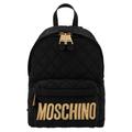 Medium Logo Backpack - Black - Moschino Backpacks