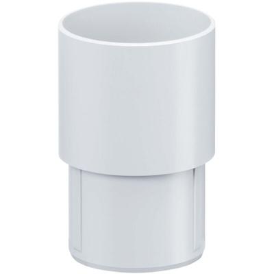 Fallrohr Verbinder, pvc Ablaufrohrverbinder Dachrinnenzubehör, einfache Steckmontage, Made in Image