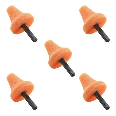 Polierschwamm pk-o Orange 35 hex 5 Stück, Kegelform 517.828 - Flex Image