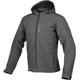 Germot Snake wasserdichte Motorrad Softshell Jacke, grau, Größe L