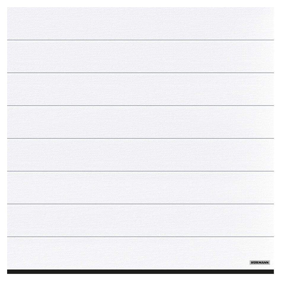 HÖRMANN Sektionaltor LPU42 mit Zarge M-Sicke weiß, Zarge mit N-Beschlag, 2375x2250 mm Image