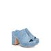 Sista Platform Open Toe Mule