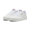 Sneaker PUMA "Carina 2.0 GirlPower Sneakers Damen", Gr. 37.5, weiß (weiß silber mist passionfruit gray pink), Obermaterial: Synthetik, Textil; Futter: Textil; Innensohle: Textil; Laufsohle: Gummi, Schuhe