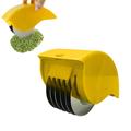 1/2PC Parsley Chopper Roller Manual Hand Scallion Chive Mint Cutter Parsley Chopper for Tabouleh with 6 Stainless Steel Blade